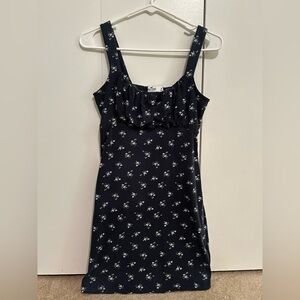 Hollister Navy Floral Dress